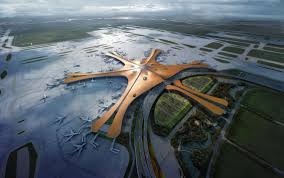L'aéroport international daxing de pékin mis en service, les photos. Pekin Daxing Le Plus Grand Aeroport Du Monde Sera Vert Et Connecte