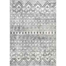 Black And White Moroccan Rug 8x10 Nuloom Vintage Teresa Purple 5 Ft X 7 Ft 5 In Area Rug Area Rugs Purple Area Rugs Area Rug Sizes