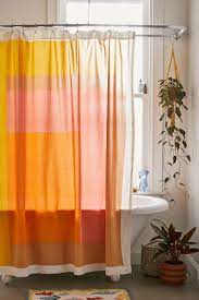 Urban outfitters light blue zig zag chevron cotton shower curtain s/o new 72x72. Kiko Shower Curtain Urban Outfitters