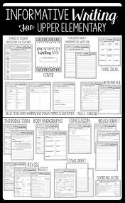 Informative Writing For Upper Elementary Students This Informational Writing Unit Was Designed To Introd Informational Writing Writing Units Informative Essay