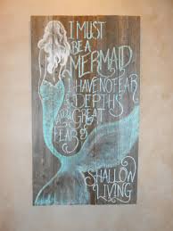 Mermaid Sign Painting 4 Foot Tall Made To Order Hand Etsy Mermaid Sign Mermaid Art Art