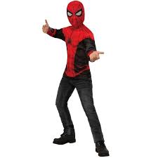 Check spelling or type a new query. Rubies Spider Man Far From Home Spider Man Costume Top Red Black Suit Costume Target