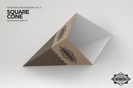 Paper Food Cone Packaging Mockup Packaging Mockup Free Packaging Mockup Fries Packaging