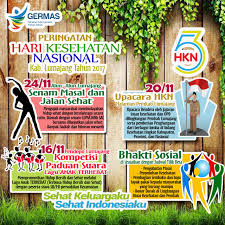 Smpn6bekasi@gmail.com website :smpn6kotabekasi.sch.id soal penilaian akhir semester genap tahun pelajaran 2017 / 2018 mata pelajaran seni budaya kelas : Rangkaian Kegiatan Peringatan Hari Kesehatan Nasional Kabupaten Lumajang Tahun 2017 Website Resmi Pemerintah Kabupaten Lumajang