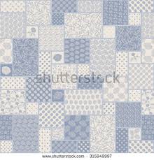 Design for fabric, textile, cover, wrapping paper, curtains. Abstract Seamless Delicate Patchwork Pattern From Sky Blue And Light Beige Floral Lacy Ornaments From Stylized Rose Flowers And Leaves In Provence Style Textile Design Batik Paint Pillow Embroidery Stock Images Page