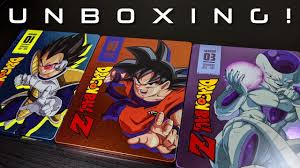 The dragon ball z hit song collection series, dragon ball z game music series and the dragonball z american soundtrack series have each their own lists of albums with sections, due to length, each individual publication is thus not included in this article. Dragon Ball Z Seasons 1 3 Steelbook Blu Ray Unboxing Youtube
