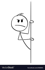 Vector Cartoon Stick Figure Drawing Conceptual Illustration Of Treacherous Insidious Dangerous Or A Stick Figure Drawing Stick Drawings Stick Figure Animation