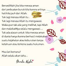 Mau Lari Kemana Allah Selalu Akan Tahu Pelajaran Hidup Kutipan
