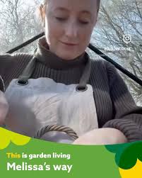 This is garden living, Melissa’s way:, ‘Away from the noise of daily life,  my garden has become a quiet sanctuary