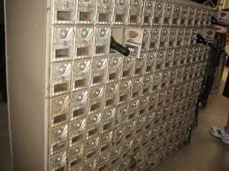 Old Post Office Boxes Used As Wine Rack Something Very Cool About This Old Post Office Post Box House Interior