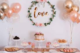 Diy Bridal Shower Pink White Gold Azlinphotography Bridal Shower Decorations Pink Pink Bridal Shower Simple Bridal Shower