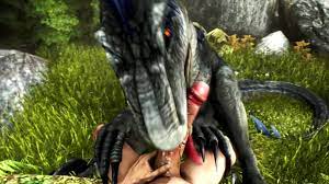 feral animation dinosaur raptor dominant woman human sex man - Cartoon Porn