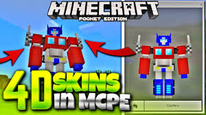 Free 4d Skins In Mcpe How To Install 4d Skins In Minecraft Pe Tutorial Minecraft Pocket Edition Youtube