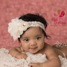 Baby Headband Headwrap, Ivory Big Bow Headband, Ivory Baby Headband, Nylon  Headband, Girls Headband, First Communion, Baptism Headband, 1486