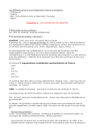 Maybe you would like to learn more about one of these? Negociation Sociale Cours Studocu