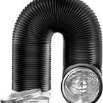 Hon&Guan 3 inch 16 FT Long Air Ducting, Heavy-Duty Four ...