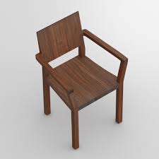 Dining chair home restaurant chair computer chair solid wood nordic make up. Solid Wood Armchair Tau A Vitamin Design