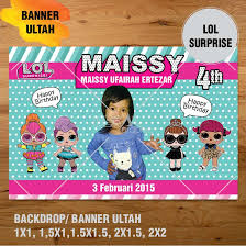 Berikanlah ucapan terindah bersematkan doa, agar hati anak. Banner Ulang Tahun Backdrop Ultah Spanduk Ulang Tahun Ultah Lol Surprise Shopee Indonesia
