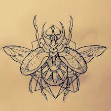 Uncolored Open Winged Flower Patterned Bug Tattoo Design Tattooimages Biz The best selection of royalty free beetle tattoo vector art, graphics and stock illustrations. uncolored open winged flower patterned