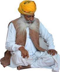 Old Man Sitting Northindian Singh Indian Formal Human Sketch Indian People Man Sitting