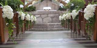 World class chapel, amazing packages, beautiful weddings. Aisle Pew Flowers Wayfarers Chapel