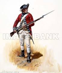British 18th Regt Of Foot 1774 75 American Revolutionary War American War Of Independence American War