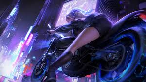 Violet evergarden | 4k wallpaper. Wallpaper 4k Biker Girl Neon City 4k Biker Girl Neon City 4k Wallpapers