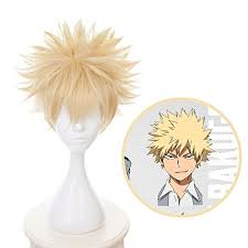 There's a lot of male anime hairstyles that we 3d guys could wish we could emulate. Ani Lnc Wig Cosplay Wigs Spiky Boy Male Short Light Brown Anime Hair Buy Online In Grenada At Grenada Desertcart Com Productid 61094324
