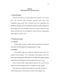 Hal ini penting karena hampir 86% lebih pekerja as. Doc Bab Iv Metodologi Penelitian Mira Mutia Academia Edu