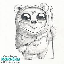 Yep It S May The 4th And I Love Star Wars There I Said It Morningscribbles Maythe4thbewithyou Cute Monsters Drawings Cute Drawings Monster Drawing