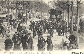 Porte Maillot Sortie Du Metro A La Belle Epoque Vieux Paris Paris Photos Anciennes