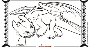 Kizicolor.com provides a large diversity of free printable coloring pages for kids, available in over 16 languages, coloring sheets, free colouring book, illustrations, printable pictures, clipart, black and white pictures, line art and drawings.all of the rights belong to. Toothless Coloring Page How To Train Your Dragon 3 Mama Likes This