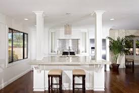 Below are different ways that columns have been used to transform the living rooms. 15 Beautiful Kitchen Island Designs With Columns Housely