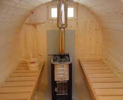 Fass Sauna Aufbauen Eine Fotostory Mit Inspirationen Sauna Ideen Sauna Saunafass
