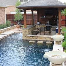 Get inspired by these 9 innovative small backyard pool & spa installations. 28 Mindbogglingly Alluring Small Backyard Designs Beautified By Swimming Pools Small Backyard Design Backyard Pool Designs Small Backyard Pools