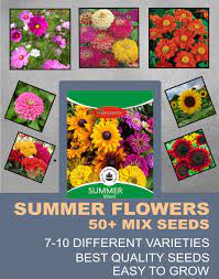 Annual flowers blossom and grow through the summer months before dying in the fall. 50 Summer Season Mix Varieties Spring Flower Seeds Buy Online At Best Prices In Pakistan Daraz Pk