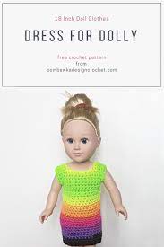 2 mermaid doll outfit by rebecca j. Crochet Doll Clothes Patterns 18 Inch Doll Clothes Dress Pattern For Dolly Oombawka Design Crochet Crochetnstyle Com