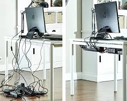 Stand up desk store 60 inches stand up desk. How To Hide The Unsightly Computer Cords On Your Desk Huffpost Life