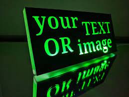 Custom Led 3d Printed Sign Or Nameplate Will Make Custom Etsy Name Plate Prints Custom