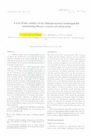That might take a miracle. Pdf A Test Of The Validity Of The Lithium Marker Technique For Monitoring Dietary Sources Of Salt In Man
