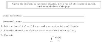 Примеры заданий для экзамена pet sample papers (preliminary english test) или pet for schools sample papers можно найти ниже current papers (version 2020) Typesetting Exams In Latex Overleaf Online Latex Editor