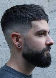 Buzz cut + lineup is a good style for those people looking for a simple and a short hair style. Hair Styles Ideas Hairstyles Men Short 2019