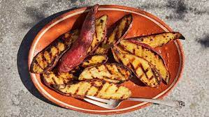Charred Sweet Potatoes With Honey And Olive Oil Recipe Recipes Japanese Sweet Potato Sweet Potato Recipes