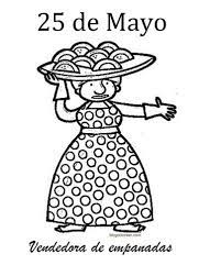 Soldado español, criollo español, dama criolla, minero y peón. Dibujos Del 25 De Mayo De 1810 Imagenes Para Colorear Colorear Imagenes