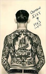 Captain Elvy 1943 Geschichte Tattoos Seemann Tattoo Marine Tattoos