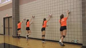 Wall Serving Progression The Art Of Coaching Volleyball Coaching Volleyball Volleyball Training Volleyball Drills