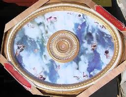 Michelangelo Ceiling Medallion Oval Cherub Sky Ceiling Medallions Accent Ceiling Ceiling