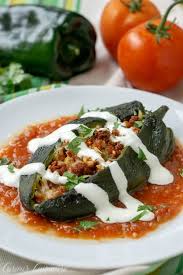 baked chiles rellenos with chorizo