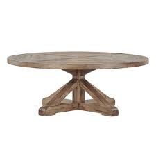 This pedestal table is part of my baxter furniture collection. Sierra Round Farmhouse Pedestal Base Wood Cocktail Table Vintage Wood Inspire Q Target