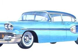 Image result for Kashmir Blue 1958 Pontiac